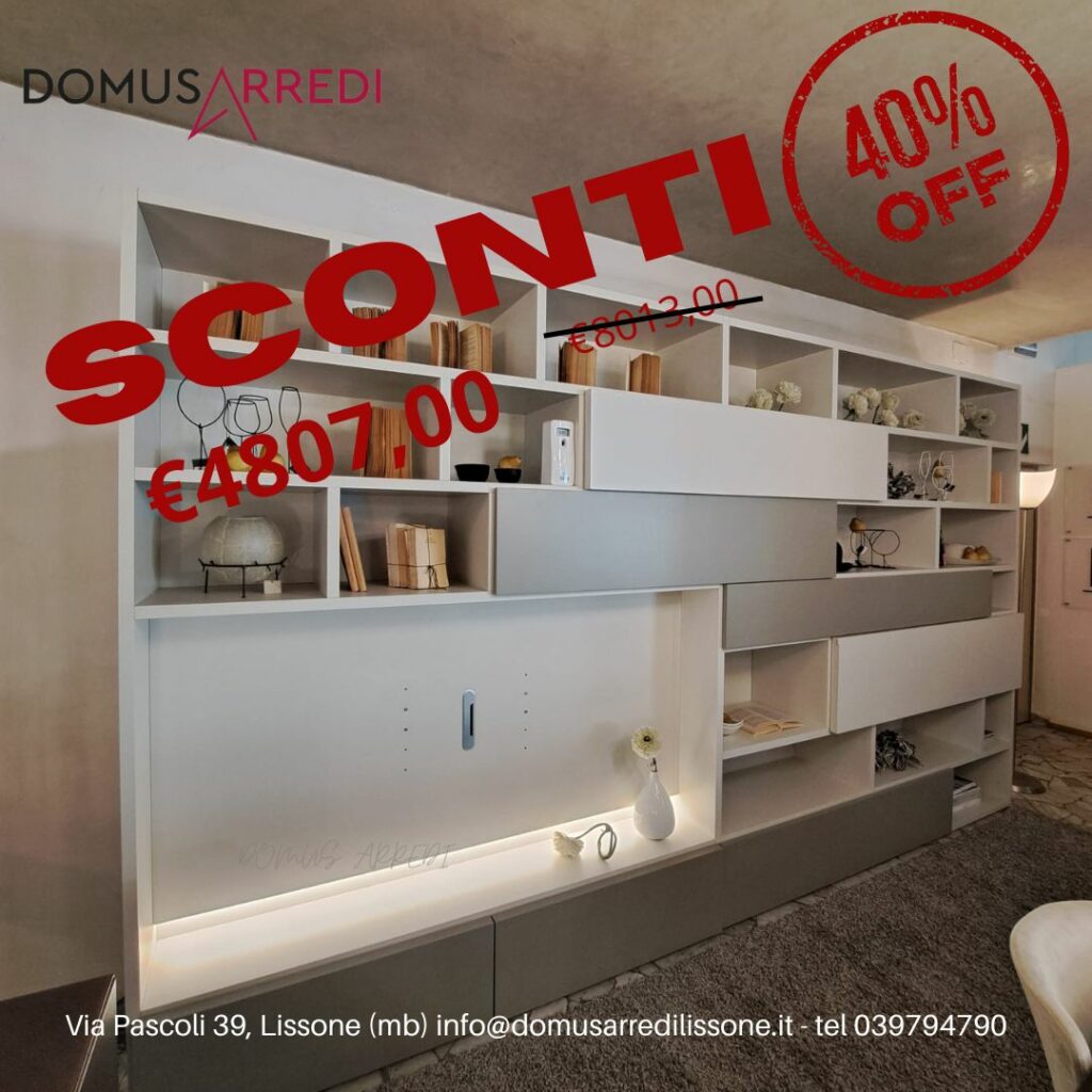 Libreria Sangiacomo prezzo outlet